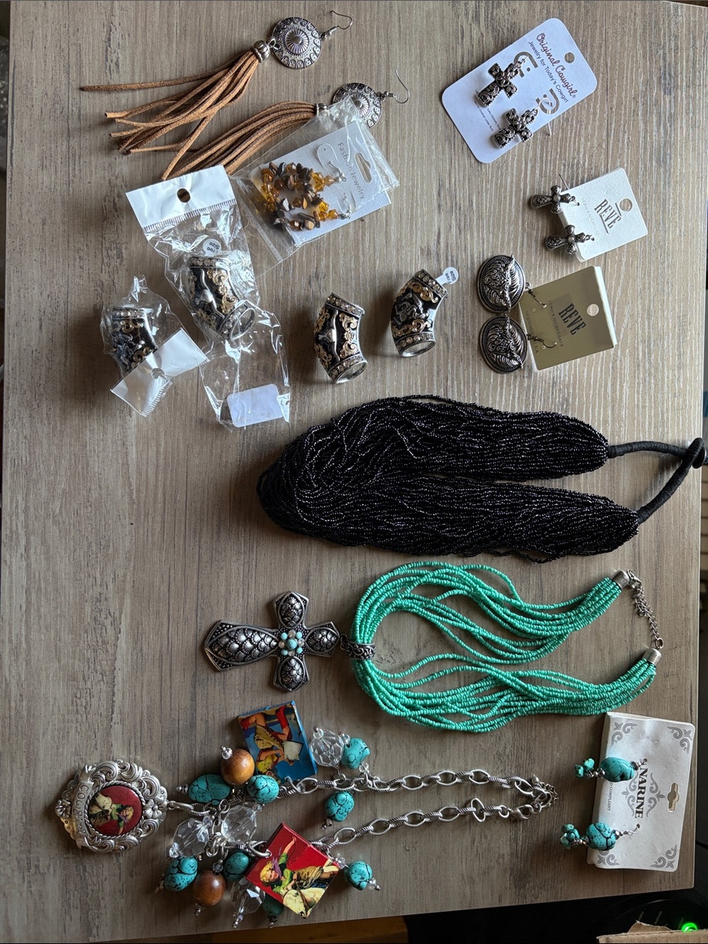 New Assorted Western Inspired costume jewelry bundle